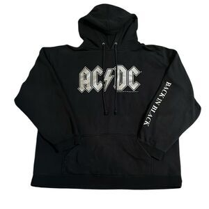 AC/DC 2005 Back in Black Aces in Eights Band Sweatshirt Hoodie Men’s Unisex XXL